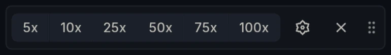 Liquidation Heatmap Toolbar